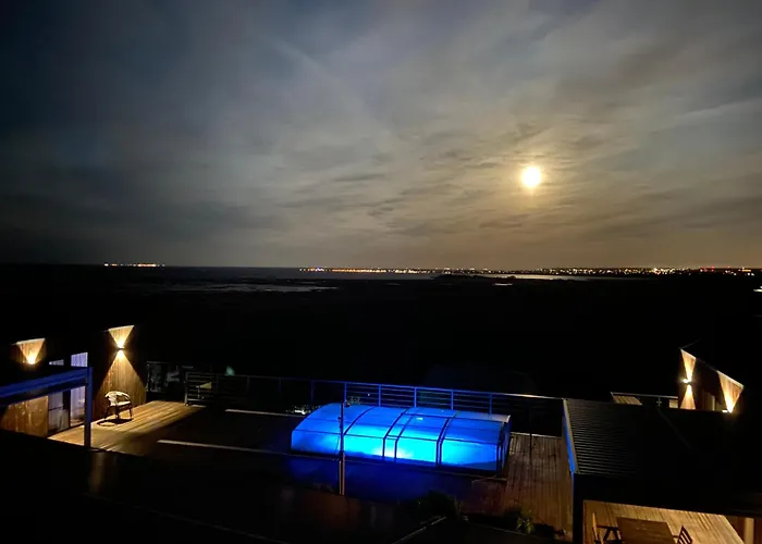 Nowe Domki Deluxe Z Widokiem Na Zatoke Z Basenem I Sauna